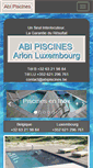 Mobile Screenshot of abipiscines.be